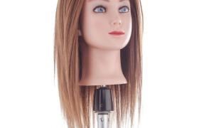 Tête apprentissage cheveux 60% naturels moyens 35cm Tête apprentissage cheveux 60% naturels moyens 35cm