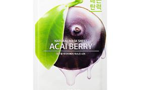 The Saem - Feuille de masque naturel - Acaiberry - 1pièce