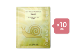 The Saem - Pure Natural Mask Sheet - Snail (10ea) Set The Saem - Pure Natural Mask Sheet - Snail (10ea) Set