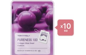 TONYMOLY - Set Feuille de masque Pureness 100 - Collagen (10ea) Set TONYMOLY - Set Feuille de masque Pureness 100 - Collagen (10ea) Set