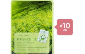 TONYMOLY - Set Feuille de masque Pureness 100 - Green Tea (10ea) Set TONYMOLY - Set Feuille de masque Pureness 100 - Green Tea (10ea) Set