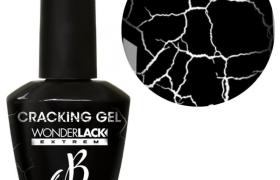 Top coat Cracking gel Black Wonderlack 12ML Beauty Nails Top coat Cracking gel Black Wonderlack 12ML Beauty Nails