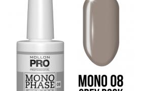 Vernis Monophase n°8 Grey Rock 5-en-1 n°08 uv/led Mollon Pro 10ML Vernis Monophase n°8 Grey Rock 5-en-1 n°08 uv/led Mollon Pro 10ML