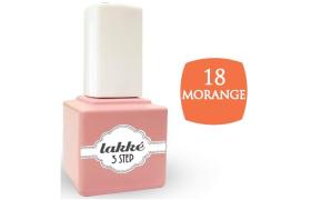 Vernis semi-permanent 18 morange Lakke' 3-step 7ML