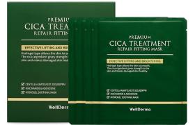 WELLDERMA - Cica Treatment Repair Masque d'ajustement - 4pièces