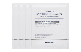 WELLDERMA - Collagen Impact Masque d'ajustement - 4pièces