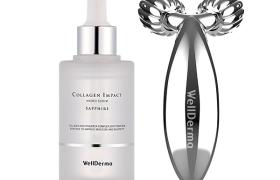 WELLDERMA - Sérum et rouleau de soins de beauté au collagène -...