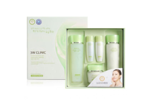 3W Clinic - Ensemble de 3 kits de soins de la peau Snail Moist...