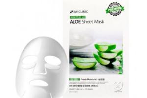 3W Clinic - Masque en feuille Aloe Essential Up - 1pièce 3W Clinic - Masque en feuille Aloe Essential Up - 1pièce