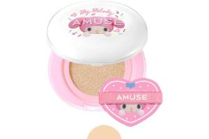 Amuse - Coussin perfecteur de peau céramique SPF40 PA++ (Édition spéciale My Melody &amp; Kuromi) - 15g - 02 Healthy