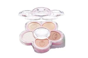 Amuse - Palette pour les yeux Flora (Édition spéciale My Melody &amp; Kuromi) - 4.5g - 01 Flower Peach
