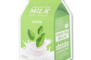 A'PIEU - Masque en feuille Milk One Pack - Green Tea - 1pièce A'PIEU - Masque en feuille Milk One Pack - Green Tea - 1pièce