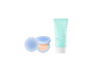 A'PIEU - Pure Block Aqua Sun Gel SPF50+ PA+++ X Romand - Bare Water Cushion - 20g - 21 Pure A'PIEU - Pure Block Aqua Sun Gel SPF50+ PA+++ X Romand - Bare Water Cushion - 20g - 21 Pure