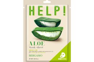 Bergamo - Aider! Paquet de masques - 1pièce - Aloe