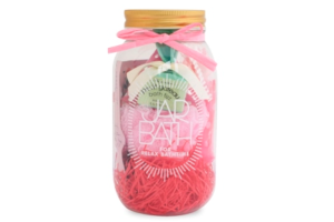 CHARLEY - Ensemble-cadeau de sel de bain en pot - 6pièces - Pink CHARLEY - Ensemble-cadeau de sel de bain en pot - 6pièces - Pink