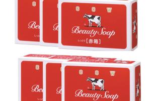 COW soap - Coffret Rouge de Savon de Beauté - 6 pièces - N