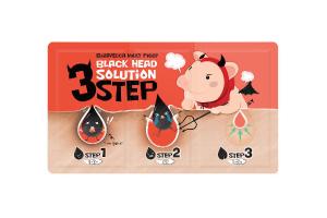 Elizavecca - Kit 3 étapes Black Head Solution Elizavecca - Kit 3 étapes Black Head Solution
