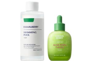 EQQUALBERRY - Swimming Pool Daily Facial Toner - 155ml (1ea) + Aloe PDRN Calming Serum - 30ml (1ea) Set EQQUALBERRY - Swimming Pool Daily Facial Toner - 155ml (1ea) + Aloe PDRN Calming Serum - 30ml (1ea) Set