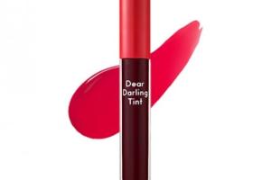 ETUDE - Cher Darling, Eau, gel Encre à lèvres - PK002 Plum Rouge / 5g ETUDE - Cher Darling, Eau, gel Encre à lèvres - PK002 Plum Rouge / 5g