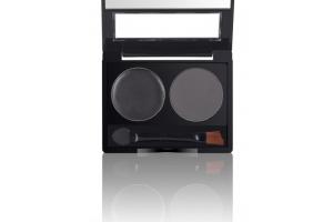 Eyelash Design Company- BrowFx - Boitier à poudre (Charbon) Brow Powder & Wax Duo