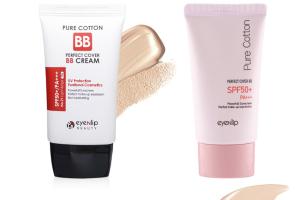 EYENLIP - Pure Cotton Perfect Cover BB Cream SPF50 + PA +++ - 30g - No. 21 Light Beige EYENLIP - Pure Cotton Perfect Cover BB Cream SPF50 + PA +++ - 30g - No. 21 Light Beige