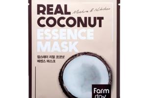 Farm Stay - Masque à la vraie noix de coconut - 1pièce Farm Stay - Masque à la vraie noix de coconut - 1pièce