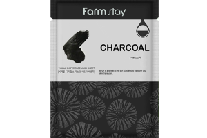 Farm Stay - Visible Difference Feuille de masque - Charcoal - 1pièce Farm Stay - Visible Difference Feuille de masque - Charcoal - 1pièce