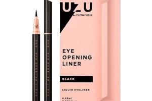 Flowfushi - UZU - Eyeliner liquide pour les yeux - 0.55g - Black Flowfushi - UZU - Eyeliner liquide pour les yeux - 0.55g - Black