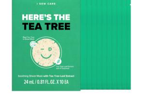 I DEW CARE - Voici le masque en feuille apaisant à l'arbre à...