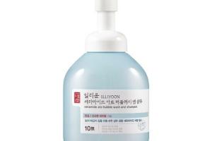 ILLIYOON - Ceramide Ato Bubble Wash et Shampooing - 400ml