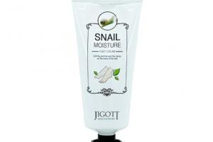 Jigott - Snail Moisture Crème pour les pieds - 100ml