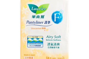 Kao - Laurier F Pantyliner (sans parfum) - 54pièces Kao - Laurier F Pantyliner (sans parfum) - 54pièces