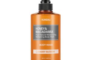KUNDAL - Gel douche pur au miel et à la macadamia - 500ml - Cherry Blossom KUNDAL - Gel douche pur au miel et à la macadamia - 500ml - Cherry Blossom