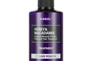 KUNDAL - Traitement capillaire aux protéines de miel et de macadamia - 500ml - Baby Powder