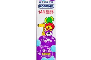 LION - Dentifrice Kodomo pour enfants (6 ans et plus) - 60g LION - Dentifrice Kodomo pour enfants (6 ans et plus) - 60g