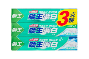 LION - Fresh & White - Menthe fraîche fraîche - 200g*3 LION - Fresh & White - Menthe fraîche fraîche - 200g*3