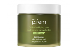 make p:rem - Solution Me. Tampons apaisants doux - 160g/70pads make p:rem - Solution Me. Tampons apaisants doux - 160g/70pads