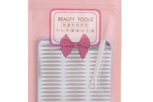 MINGXIER - Ruban Double Paupière Dentelle Sans Colle - Olives - 72sets