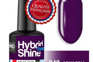 Mini Vernis Semi-Permanent Hybrid Shine 242 Aquilégia Mollon Pro 8ml
