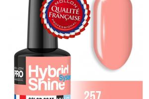 Mini Vernis Semi-Permanent Hybrid Shine Mollon Pro 257 Cosmopolitan 8 ml