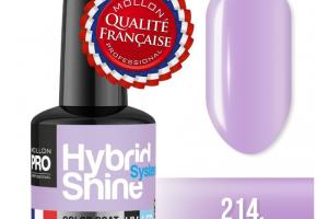 Mini Vernis Semi-Permanent Hybrid Shine Mollon Pro 8ml 214