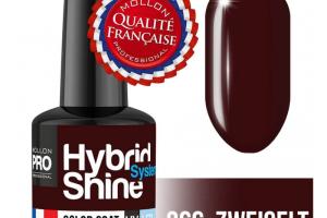 Mini Vernis Semi-Permanent Hybrid Shine Mollon Pro 8ml 266 - Zweigelt