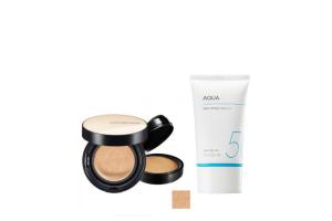 MISSHA - All-Around Safe Block Aqua Sun SPF50+ PA++++ (New version of All-Around Safe Block Aqua Sun Gel ) - 50ml X Jung Saem...