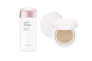MISSHA All-Around Safe Block Soft Finish Sun Milk SPF50+ PA+++ - 70ml (1ea) + Magic Cushion Cover Lasting - 15g (SPF50+ PA+++) MISSHA All-Around Safe Block Soft Finish Sun Milk SPF50+ PA+++ - 70ml (1ea) + Magic Cushion Cover Lasting - 15g (SPF50+ PA+++)