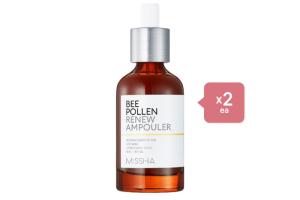MISSHA - Bee Pollen Renew Ampouler - 40ml (2ea) Set MISSHA - Bee Pollen Renew Ampouler - 40ml (2ea) Set