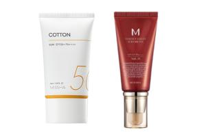 Missha Cotton Sun X M Perfect Cover BB cream # 21 Set Missha Cotton Sun X M Perfect Cover BB cream # 21 Set
