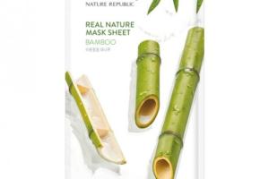 NATURE REPUBLIC - Masque en feuille Real Nature - Bamboo - 1pièce NATURE REPUBLIC - Masque en feuille Real Nature - Bamboo - 1pièce