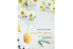 NATURE REPUBLIC - Masque en feuille Real Nature - Chamomille - 10pièce NATURE REPUBLIC - Masque en feuille Real Nature - Chamomille - 10pièce