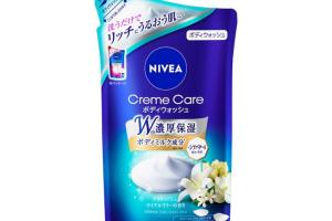NIVEA Japan - Recharge de gel douche crème de soin parfum lys royal britannique - 360ml