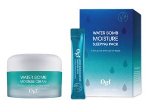 OGI - Water Bomb Moisture Cream + Sleeping Pack - 50ml + 20 pièces OGI - Water Bomb Moisture Cream + Sleeping Pack - 50ml + 20 pièces
